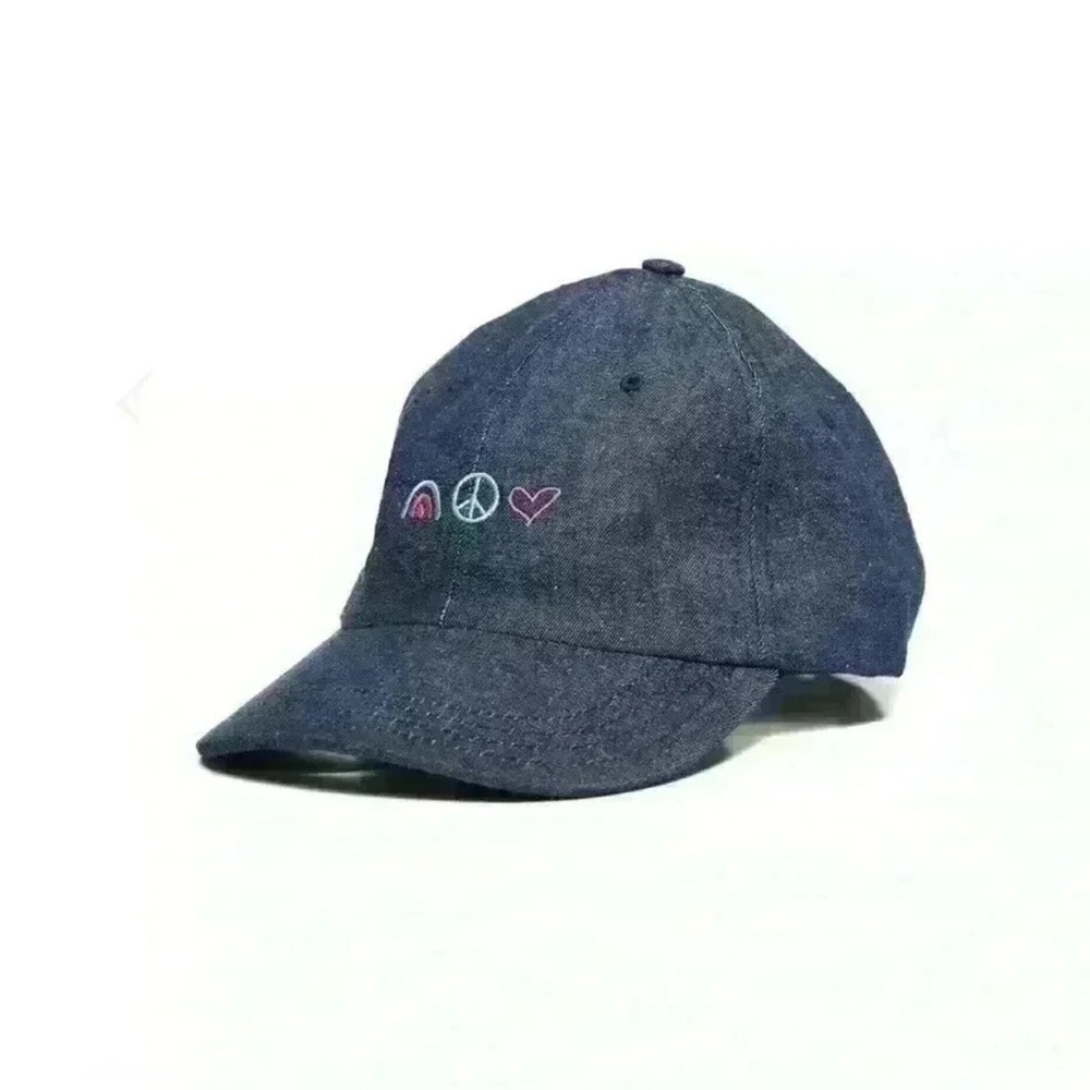 Nordstrom To the Market Peace, Love, and‎ Denim Embroidered Baseball Cap